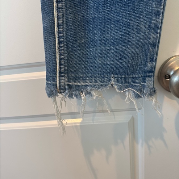 AMO Jeans Denim Babe Old School Mid Rise Straight Leg Medium Wash Size 28 - Picture 3 of 10